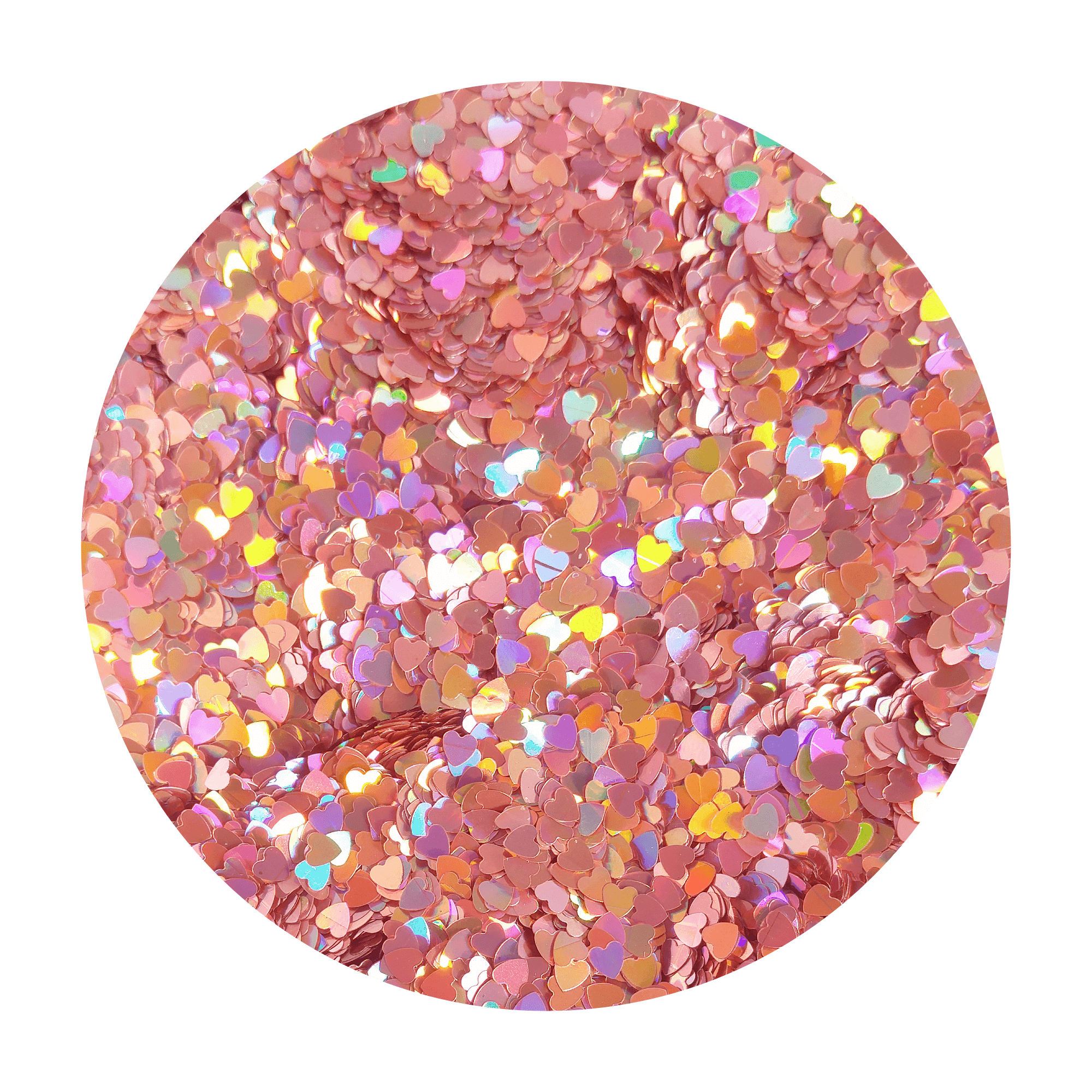 Silver Holographic Circle/Dot Glitter 3mm