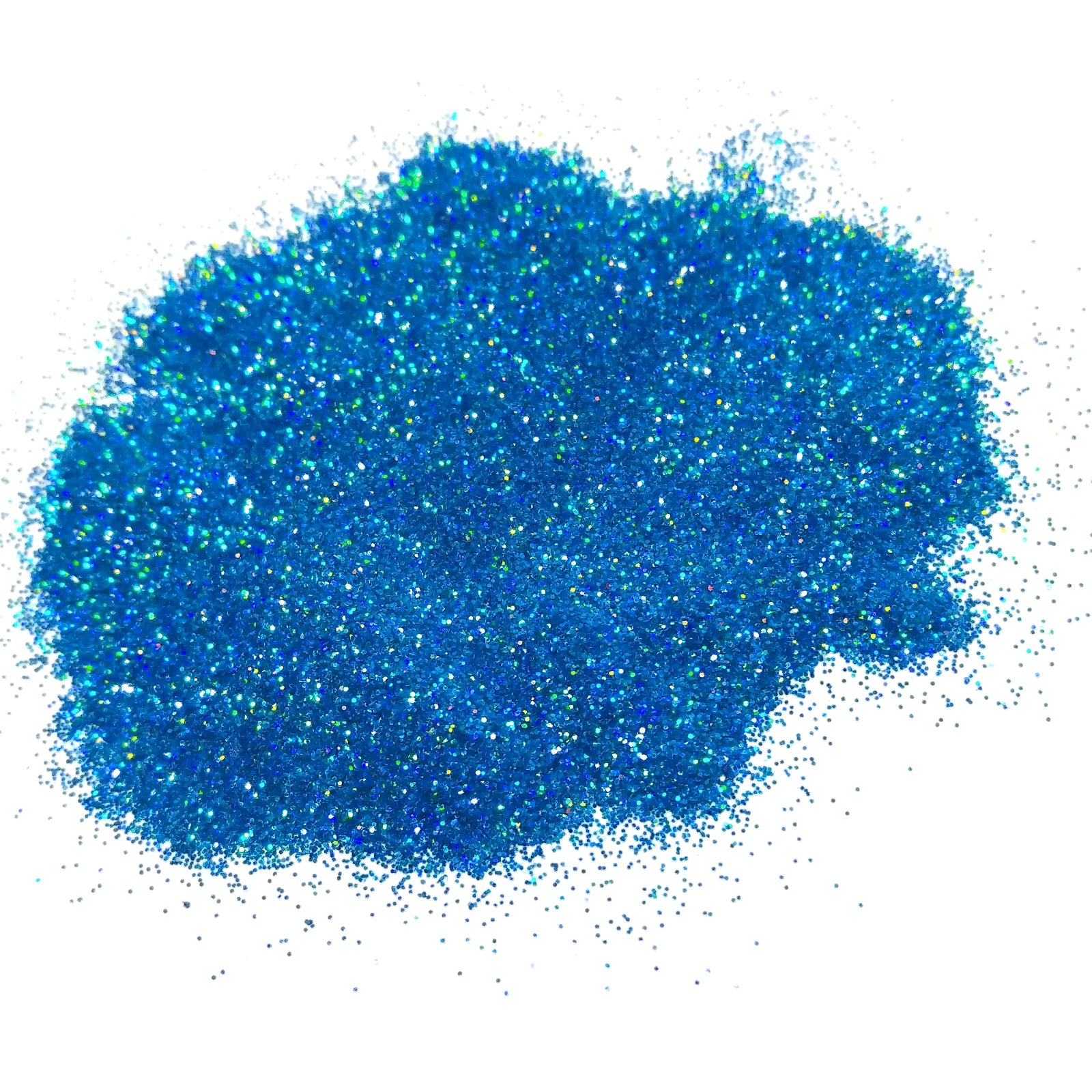 Aqua Holographic Fine Glitter .2mm - By Crazoulis Glitter