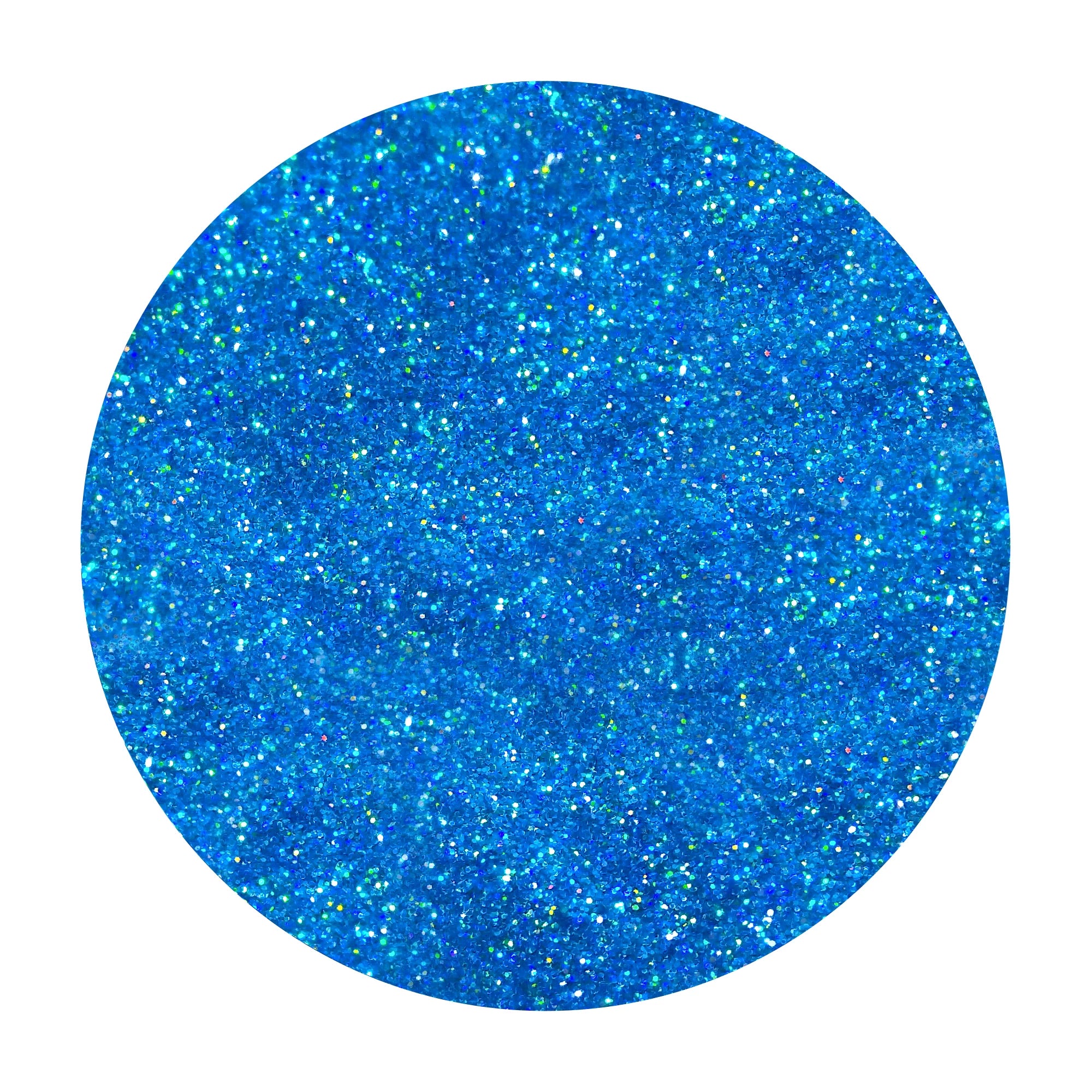 Aqua Holographic Fine Glitter .2mm - By Crazoulis Glitter