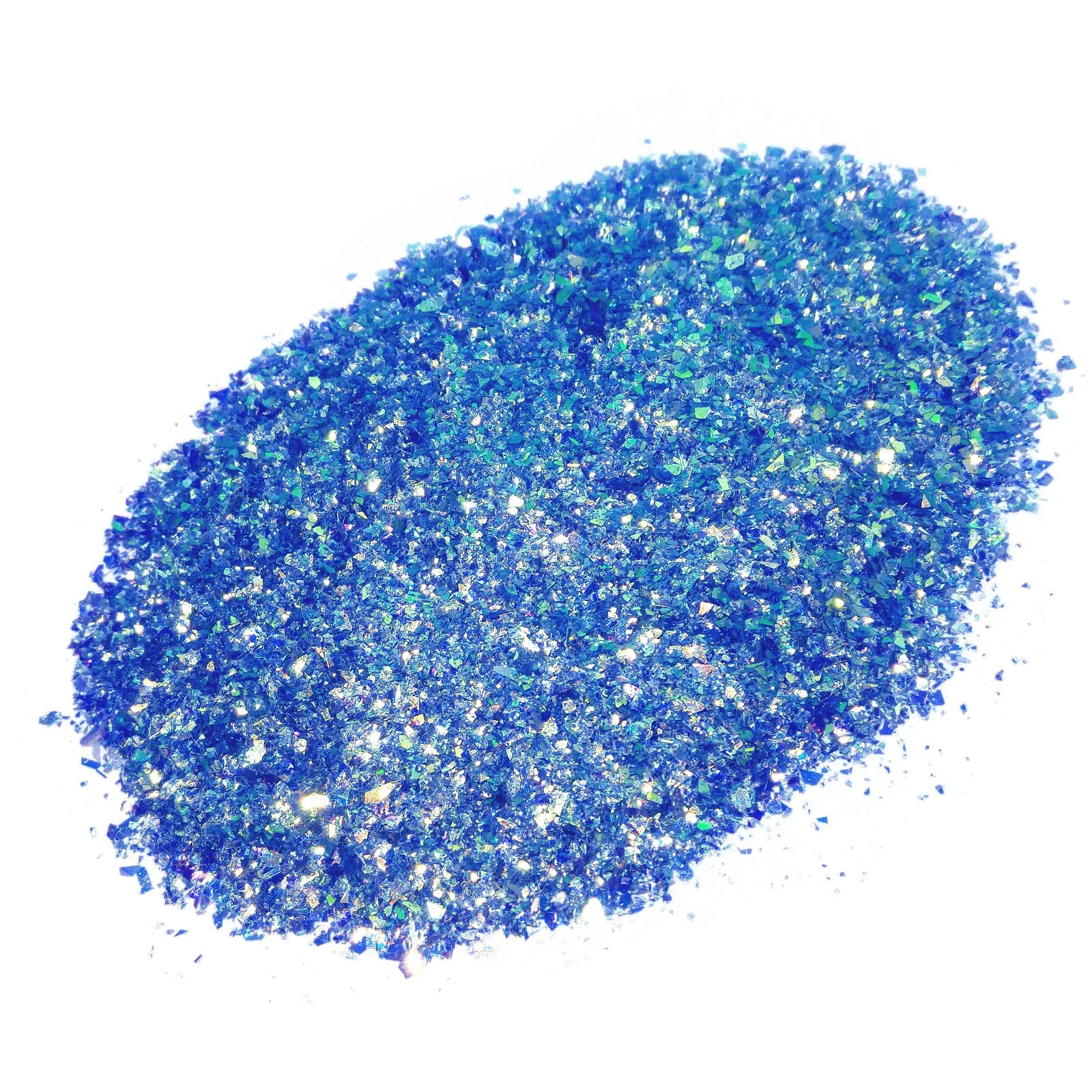 Blue Glitter Flakes - Mr. Blue Sky By Crazoulis Glitter