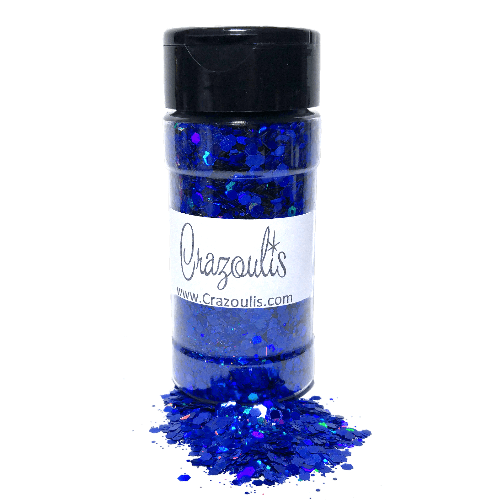 Royal Blue Holographic Chunky Glitter Mix By Crazoulis 