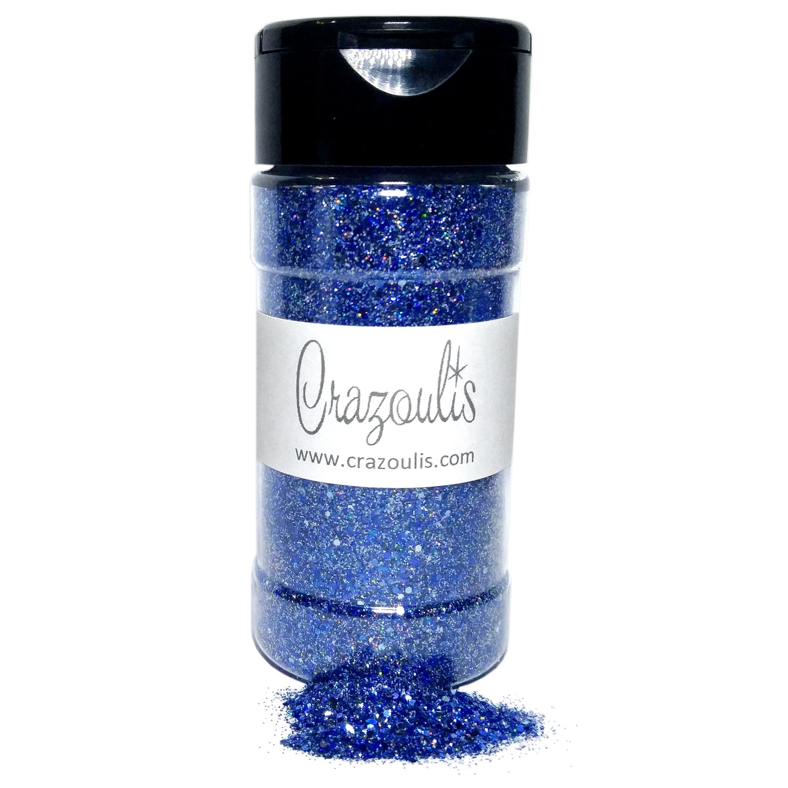 Blue Metallic and Holographic Glitter Mic - New Years Gala By Crazoulis Glitter