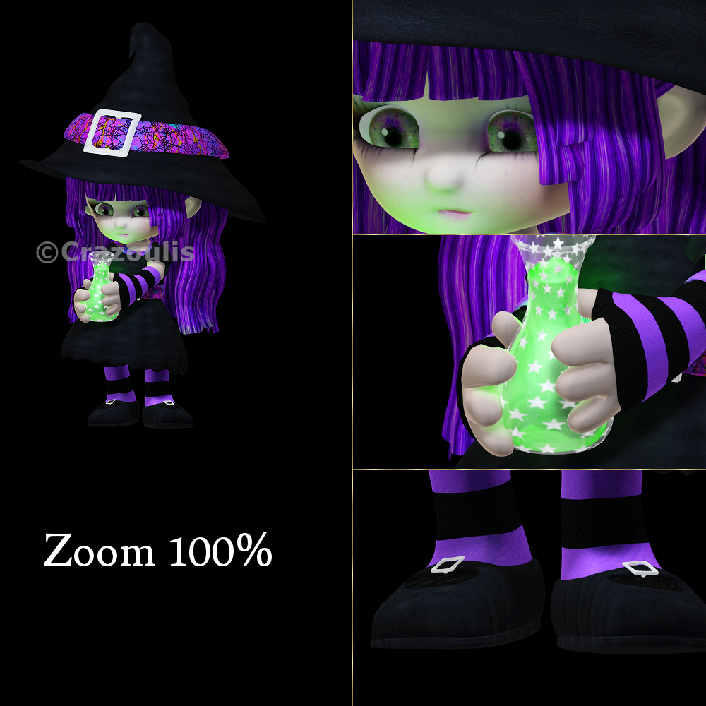 Cute Witches Pack Three Digital Clip Art