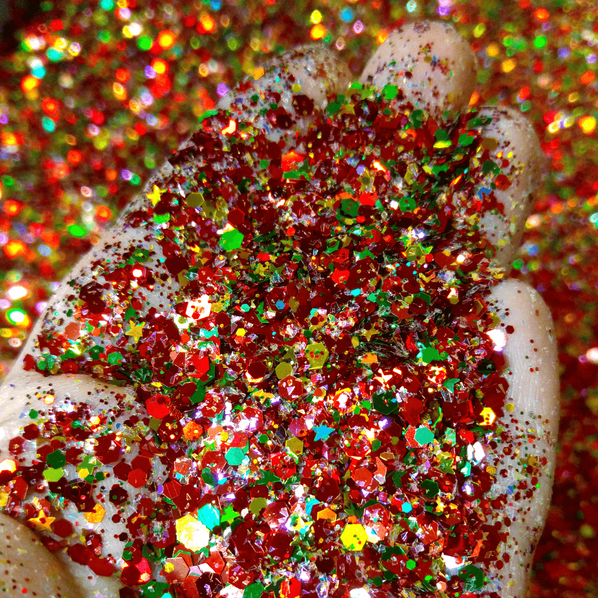 Christmas Chunky Glitter Mix - Hap-Hap-Happiest  Christmas By Crazoulis Glitter
