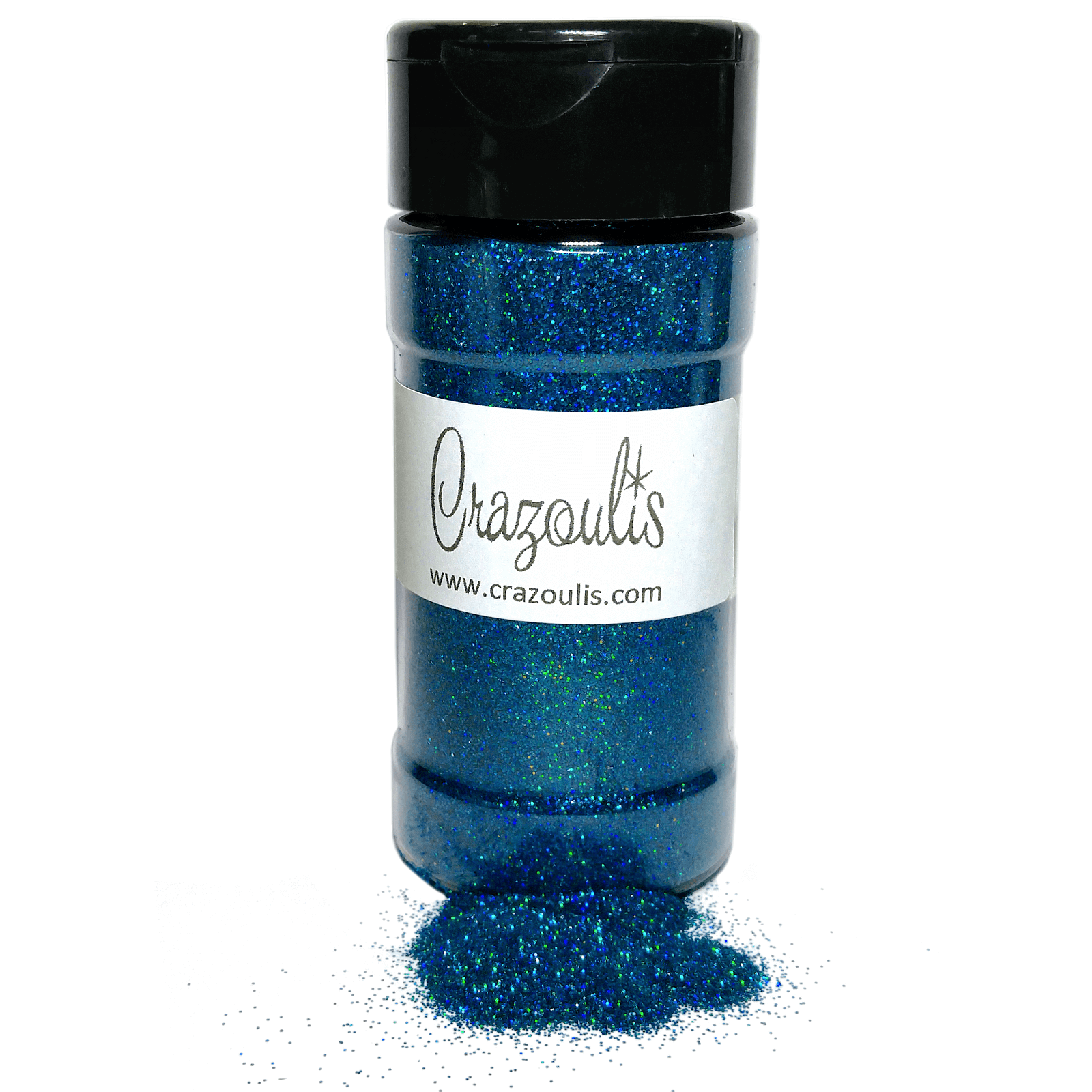 Teal Holographic Fine Glitter .2mm By Crazoulis Glitter
