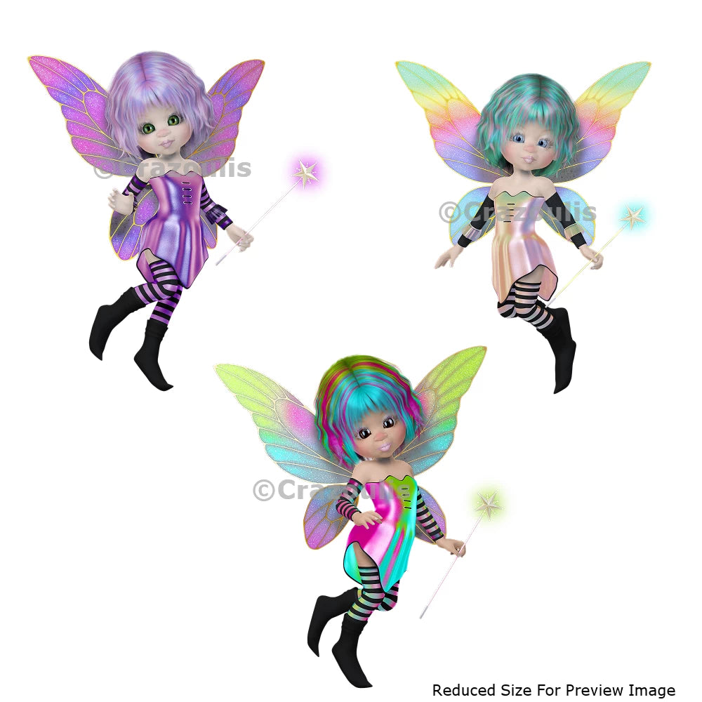 Candy Fairies Pack One Digital Clip Art - By CrazoulisCandy Fairies Pack One Digital Clip Art - By Crazoulis