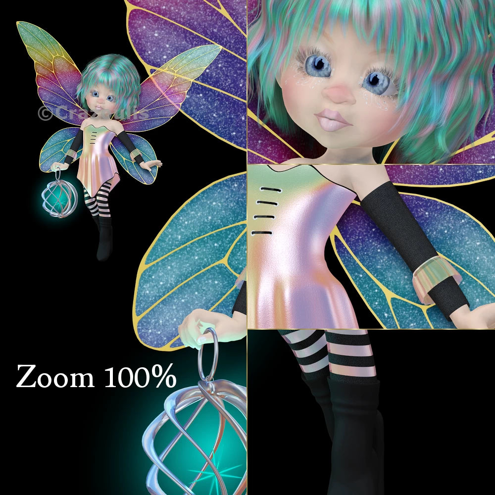 Candy Fairies Pack Two Digital Clip Art - By Crazoulis