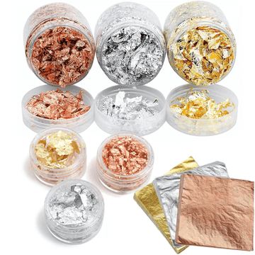 Gold, Silver and Copper Foil Flakes