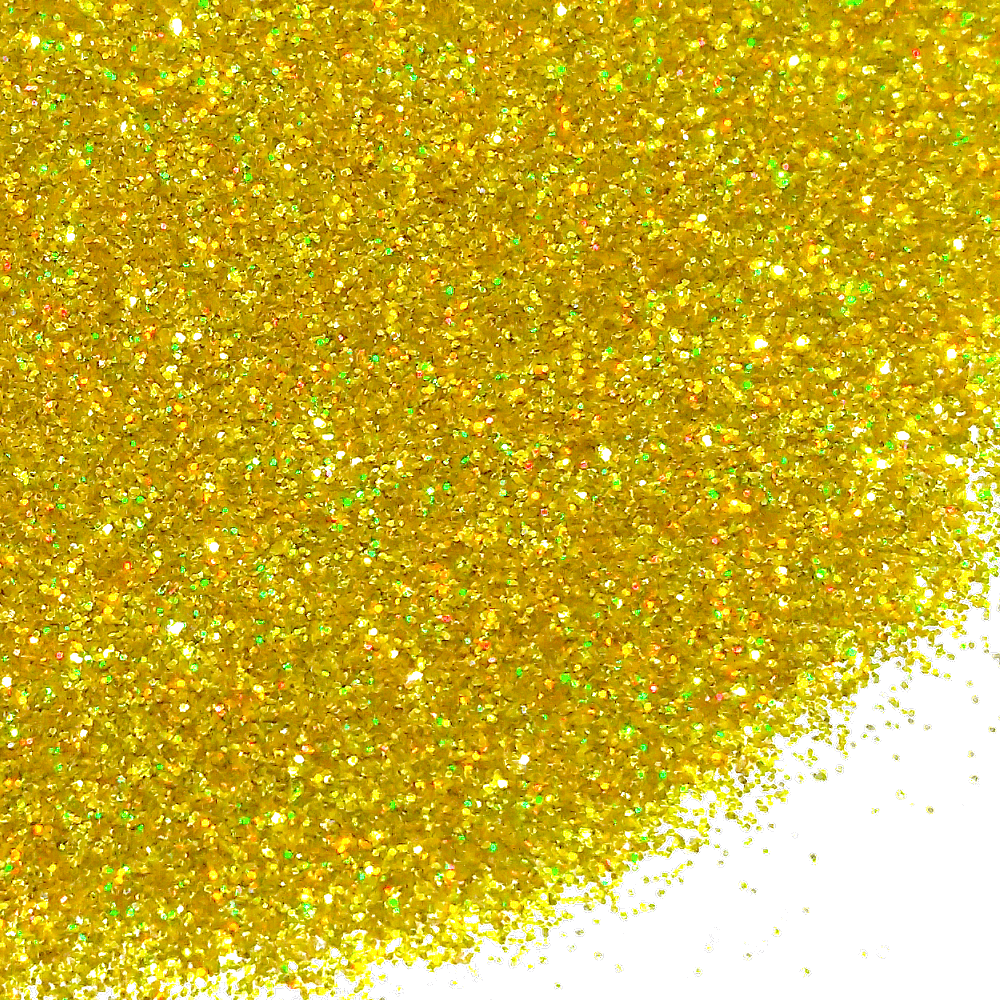Yellow Gold Holographic Fine Glitter .2mm By Crazoulis Glitter
