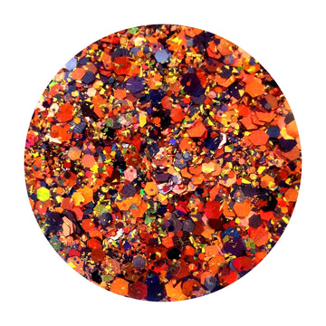 Orange And Black Halloween Chunky Glitter Mix - This Is Halloween By Crazoulis Glitter