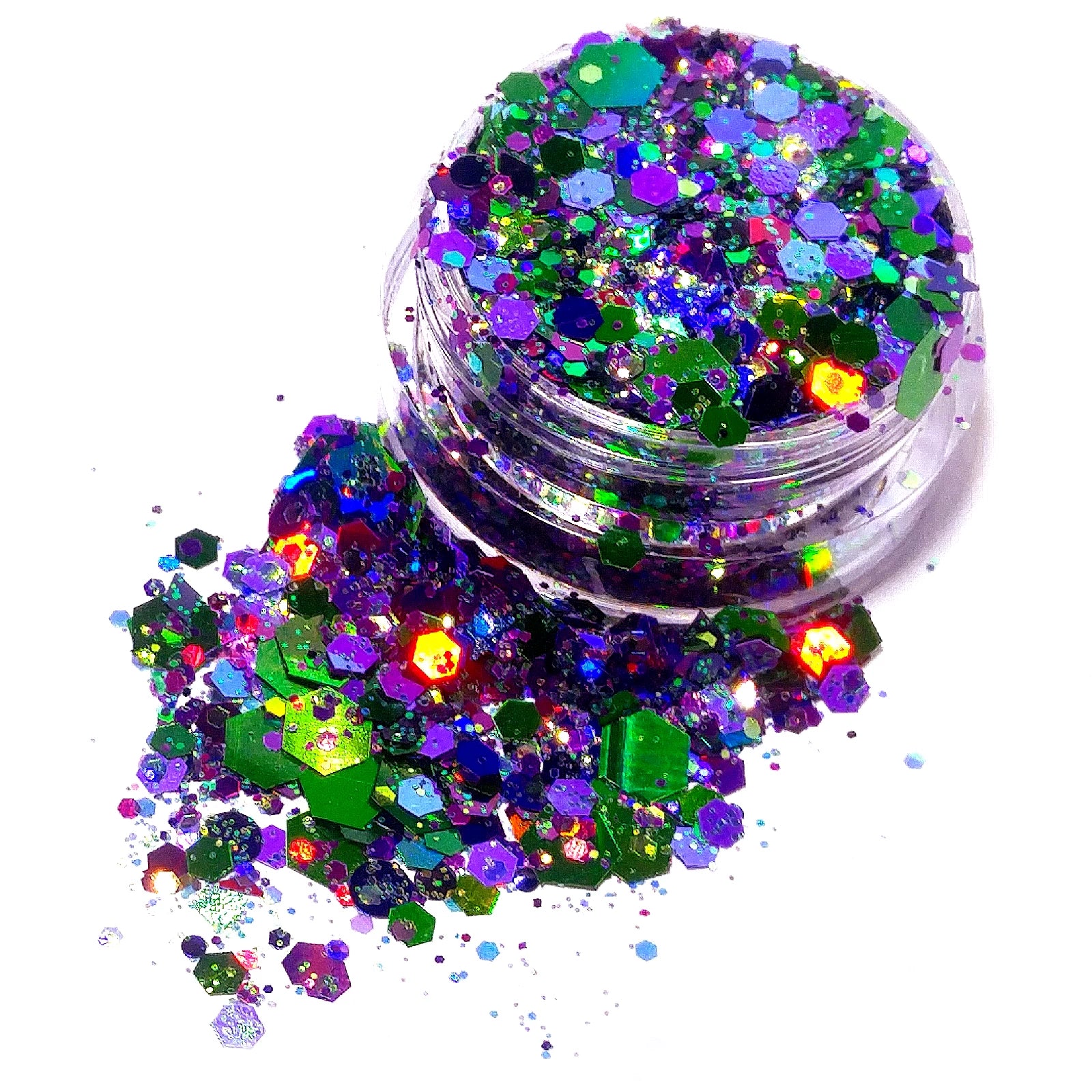 Holographic Chunky Halloween Glitter Mix - Toil & Trouble By Crazoulis Glitter
