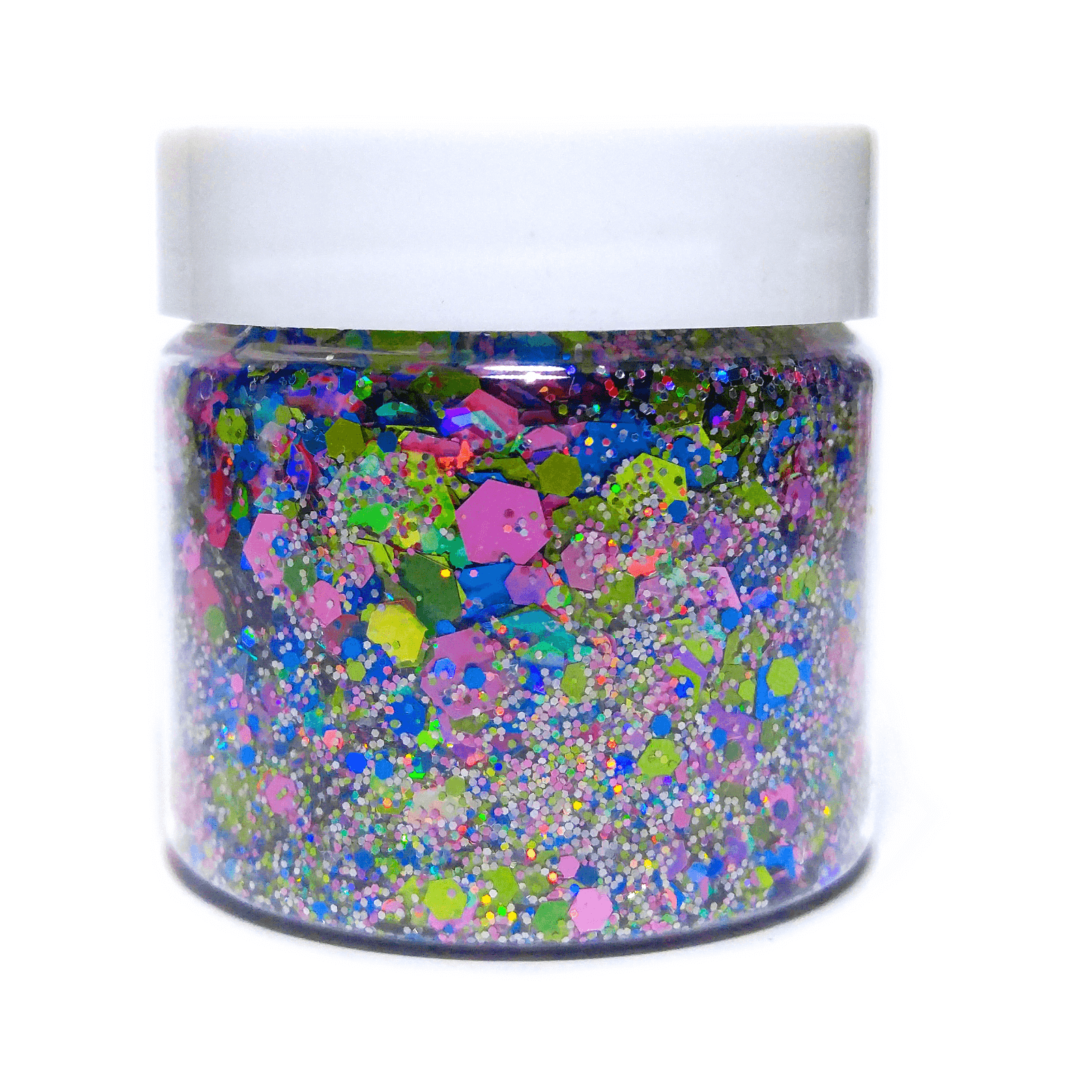 Holographic and Iridescent Chunky Glitter Mix - Flutterby Fiesta By Crazoulis Glitter