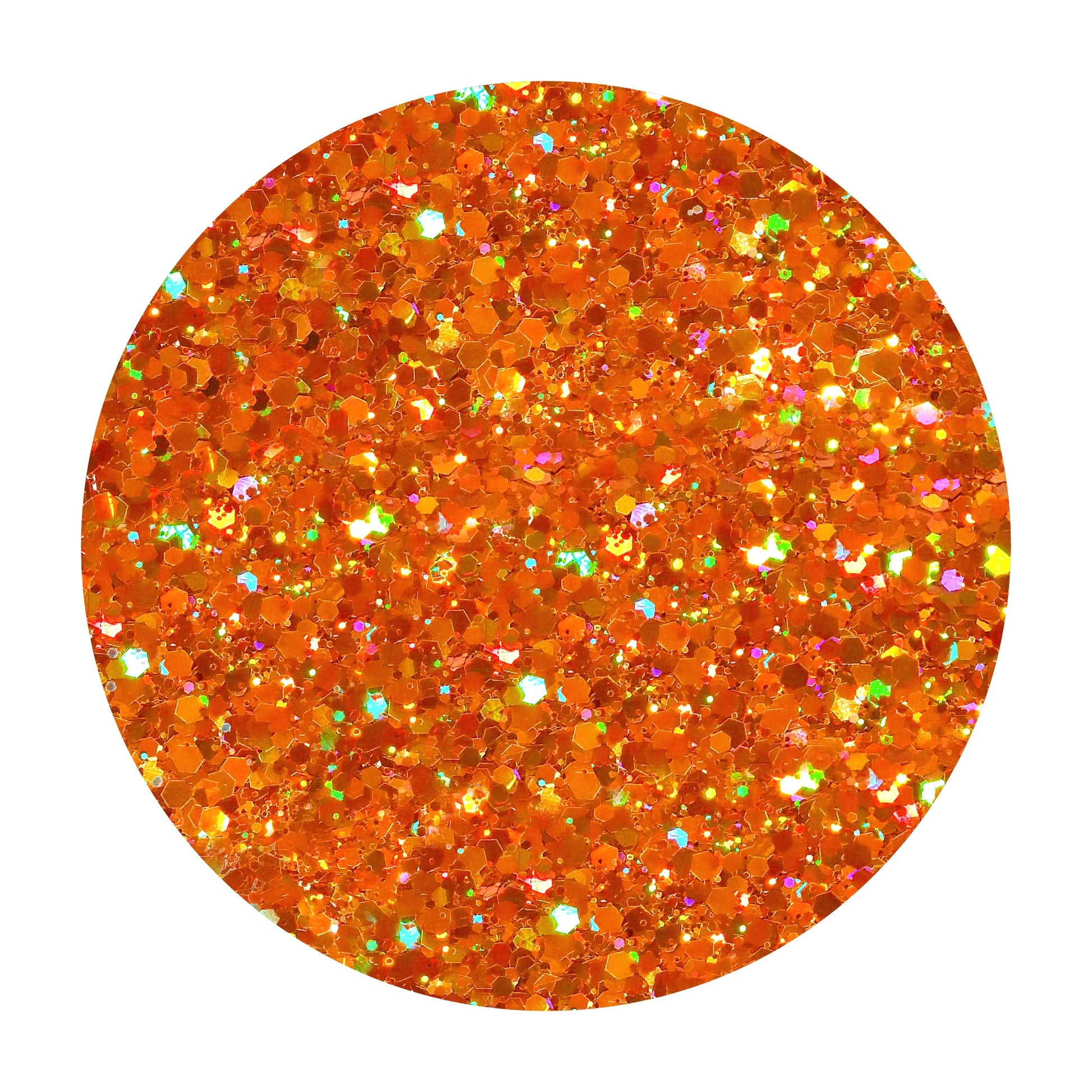 Outrageous Orange Rainbow Crystal Bulk Glitter 1 lb — www.