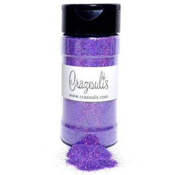 Purpurina fina holográfica violeta claro