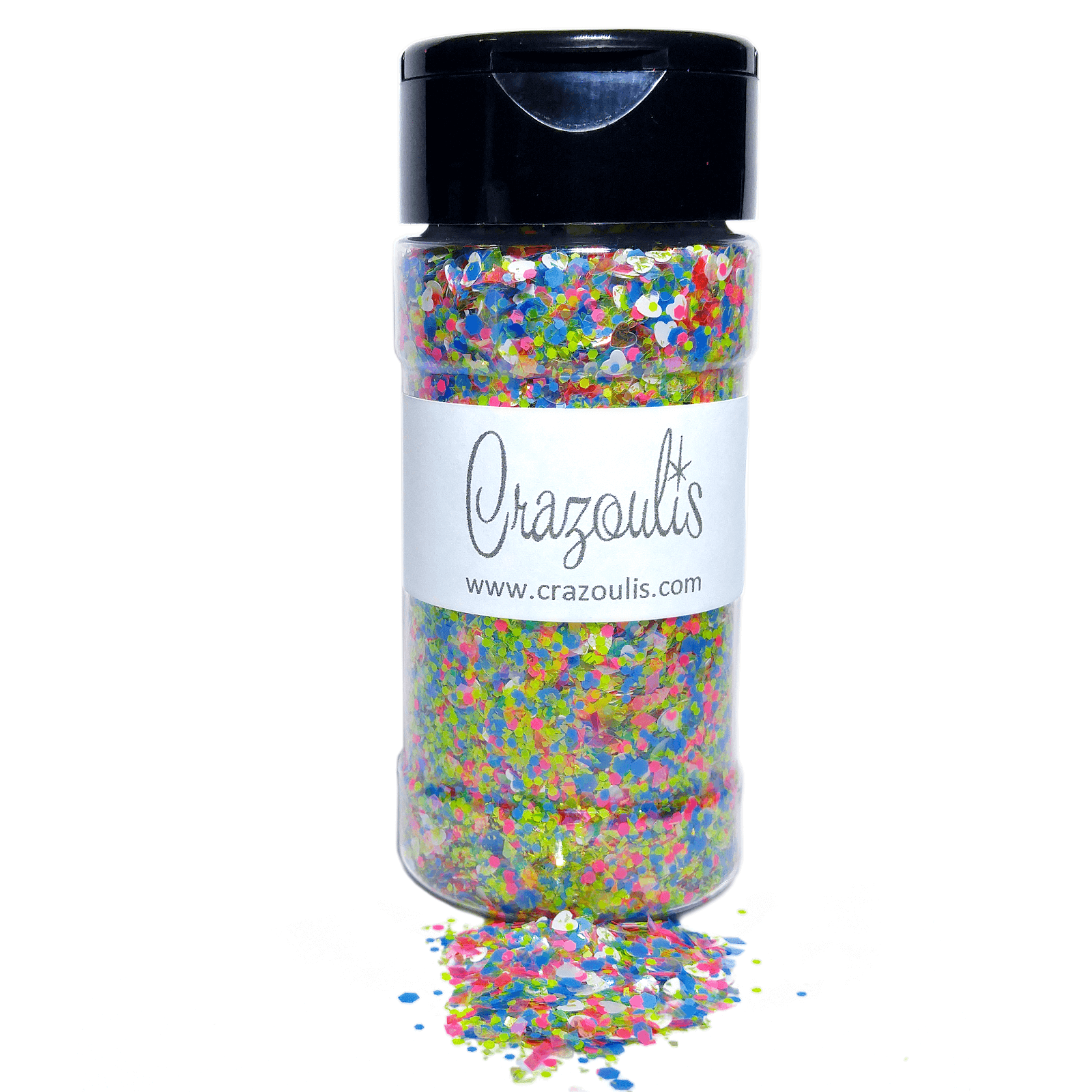 Neon Chunky Blacklight Activated Glitter Mix By Crazoulis Glitter