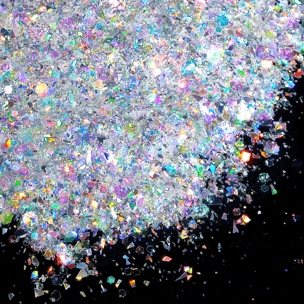 Chunky Opal and Holographic Glitter Mix - Jennifer Juniper By Crazoulis Glitter