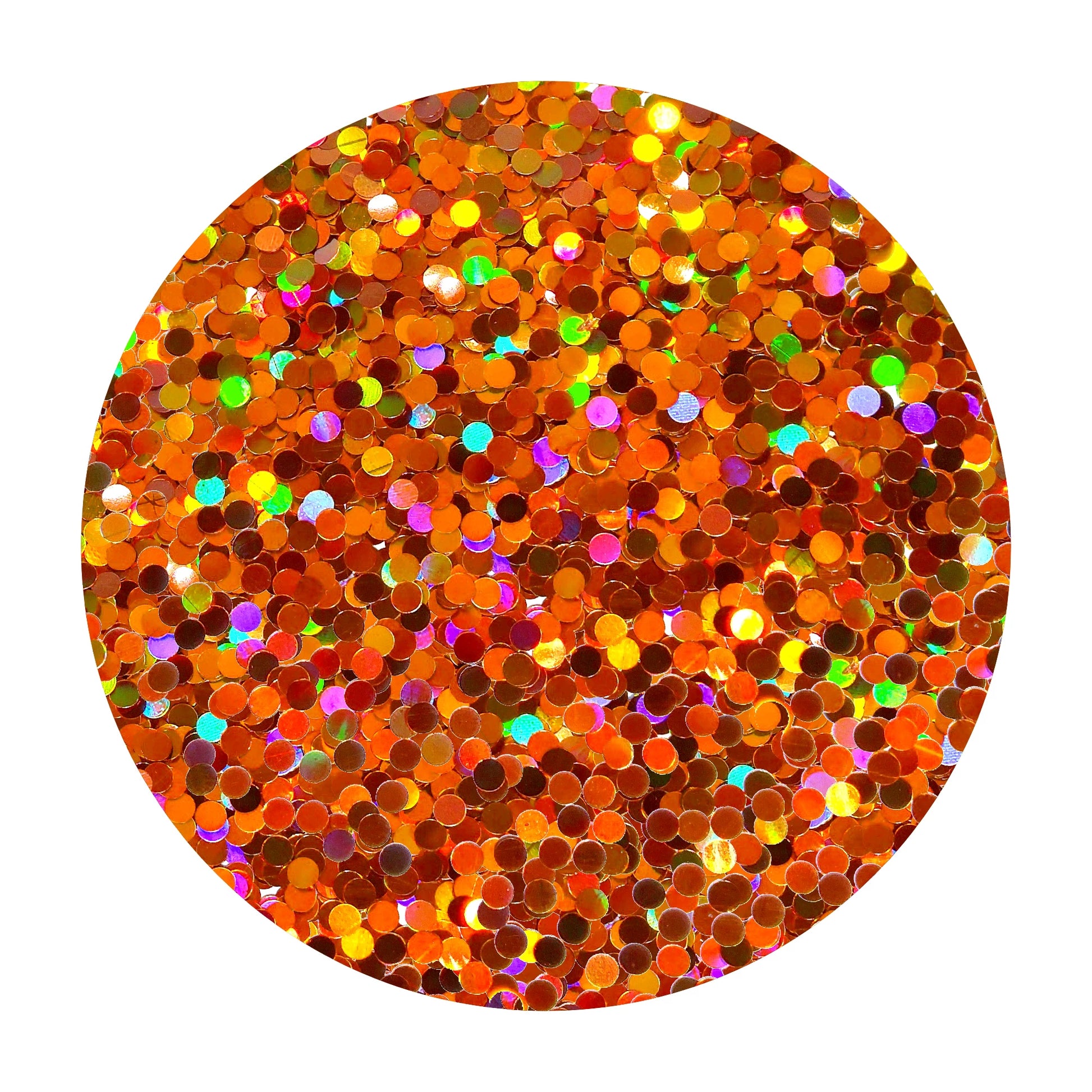 Purple Holographic Circle/Dot Glitter 3mm