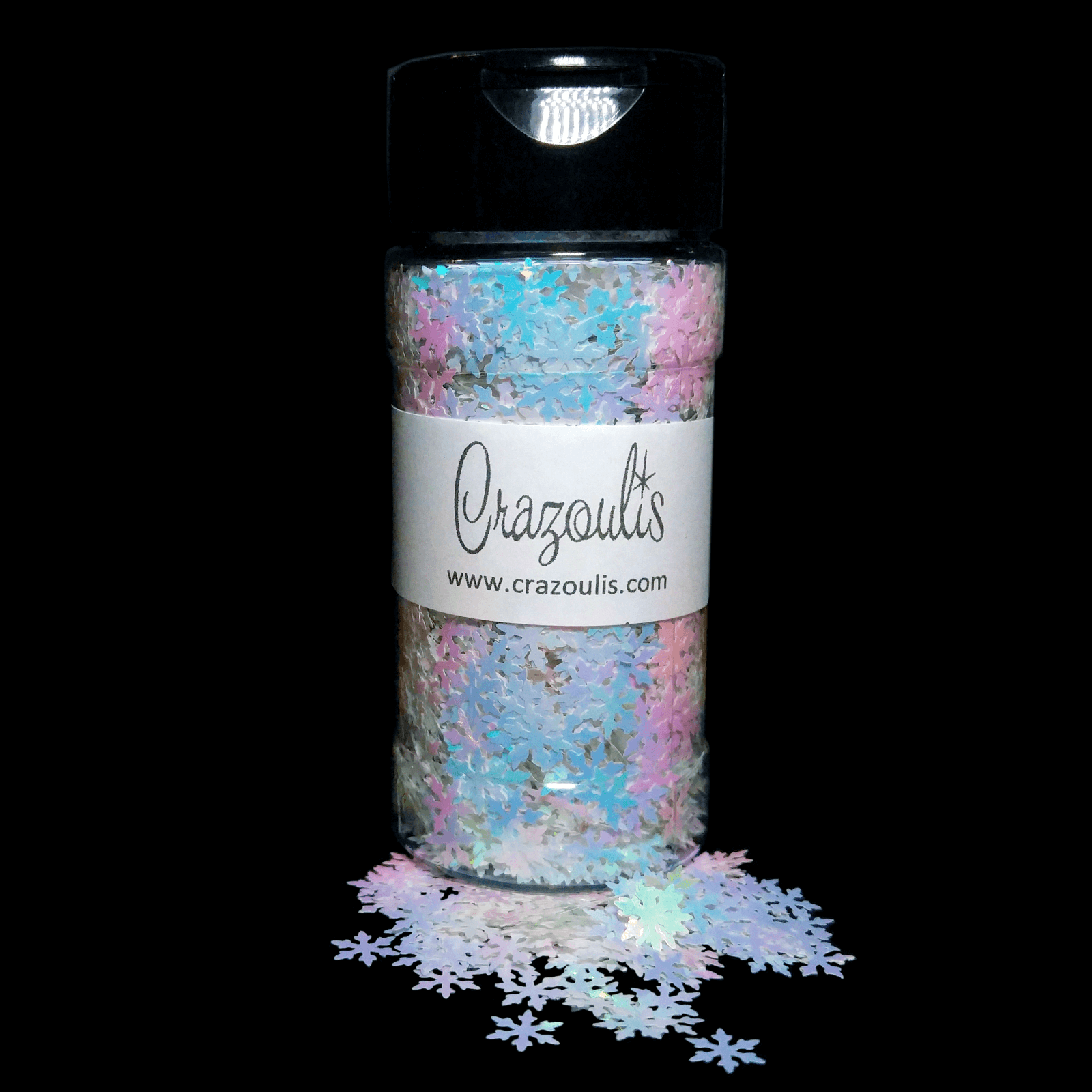 Snowflake Glitter - Flurries By Crazoulis Glitter