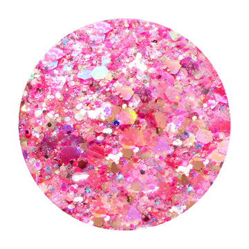 Mezcla de purpurina Pretty Pink Blossoms