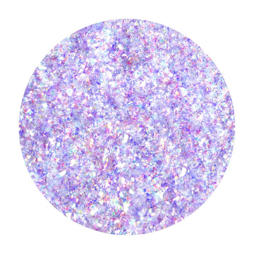 Mezcla de purpurina en escamas de unicornio morado