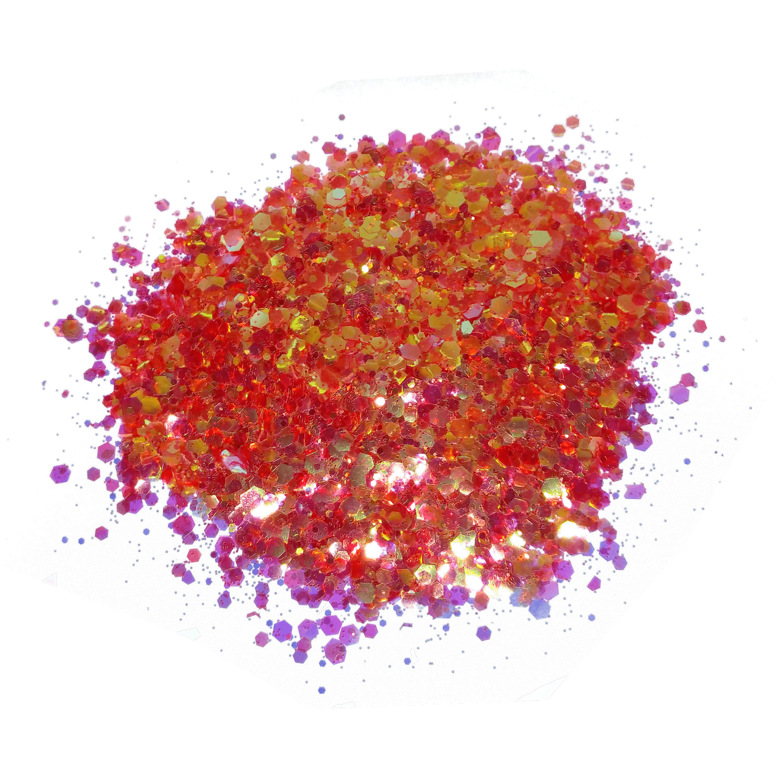 Red Color Shifting Glitter Mix - Strawberry Champagne By Crazoulis Glitter