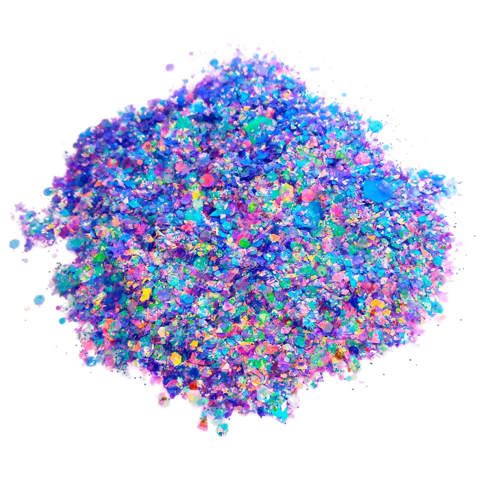 Turquoise, Teal and Purple Glitter Mix - Little Mermaid By Crazoulis Glitter