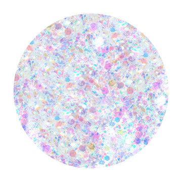 White Opal Iridescent Glitter Mix - Cherub Wings By Crazoulis Glitter