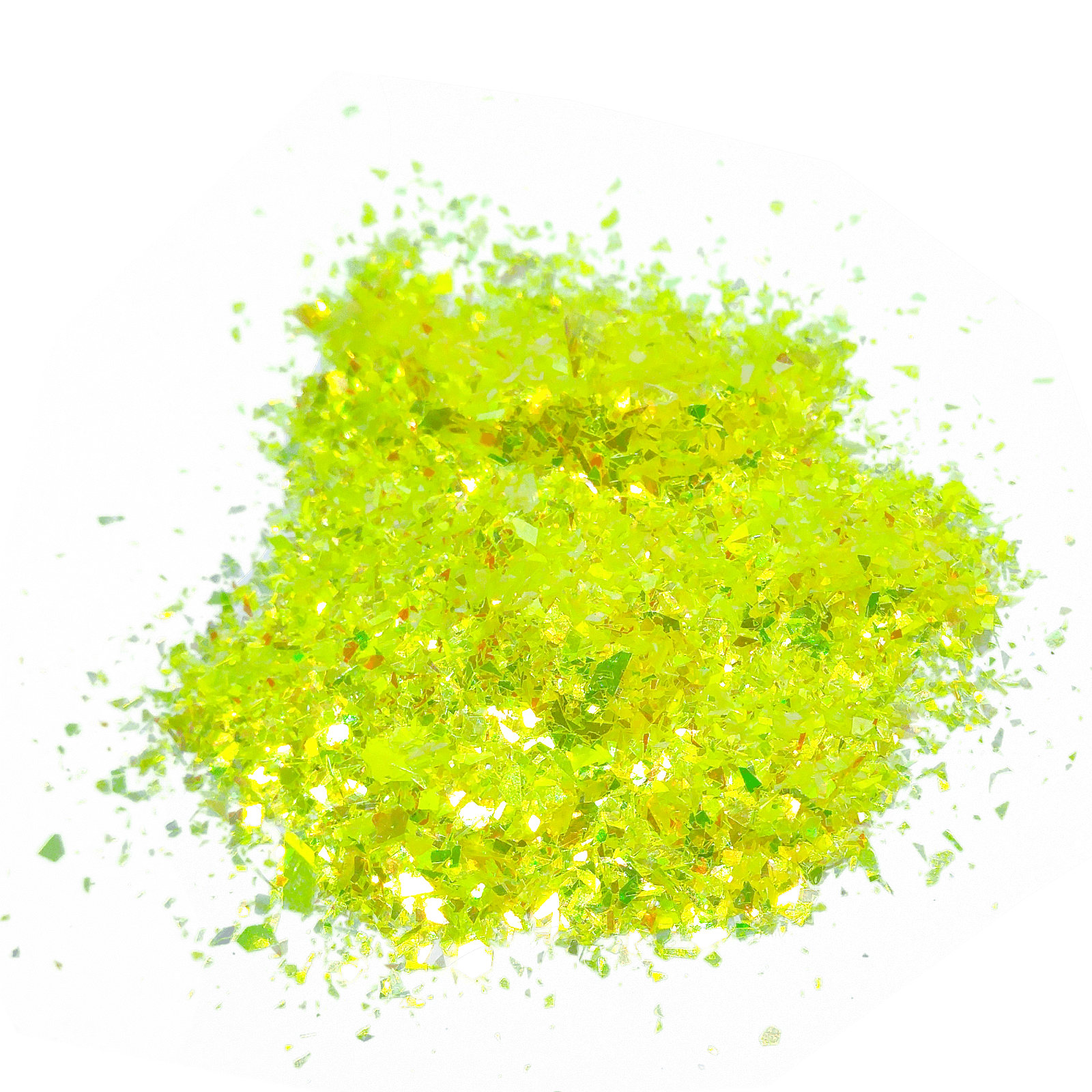 Yellow Glitter Flakes - Yellow Roses By Crazoulis Glitter